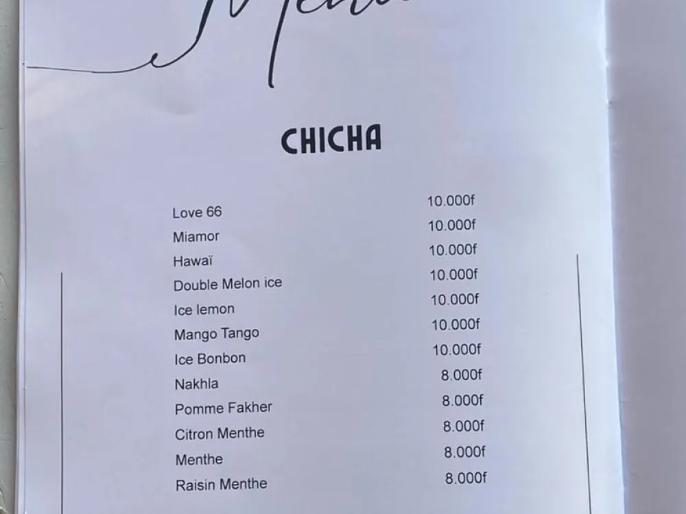 Lounge chicha — Rocca Marina, Almadies Dakar