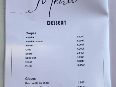 Dessert maison — Plats & Boissons
