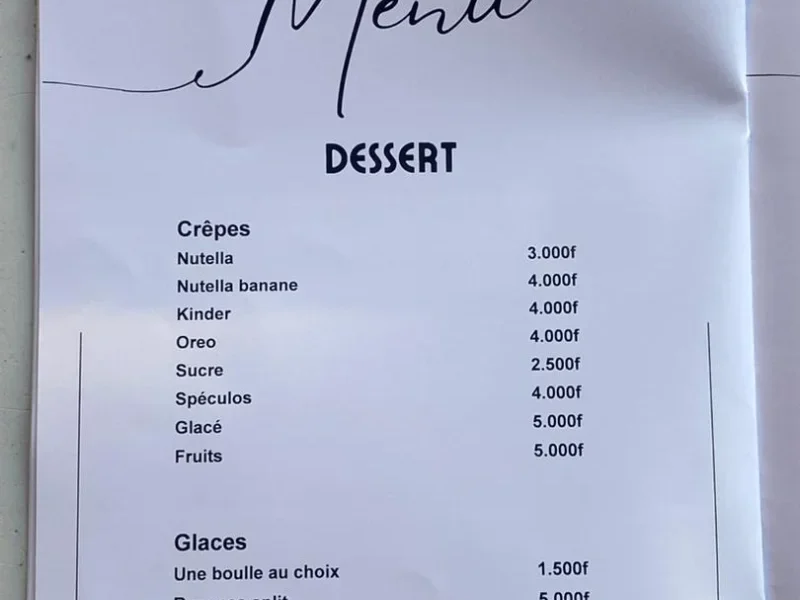 Dessert maison — Rocca Marina