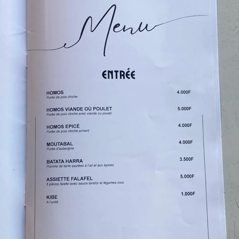 Entrées orientales — Rocca Marina, Almadies Dakar