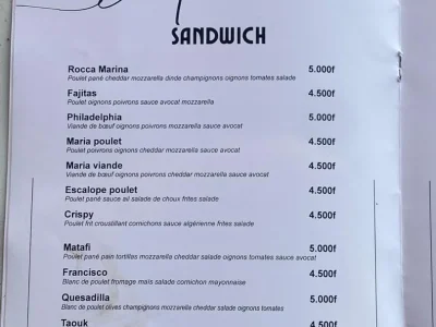 Sandwich gourmand — Plats & Boissons